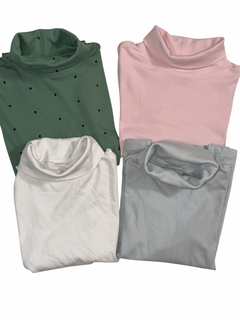 The Beaufort Bonnet Company set of 4 Tatum turtlenecks size 12
